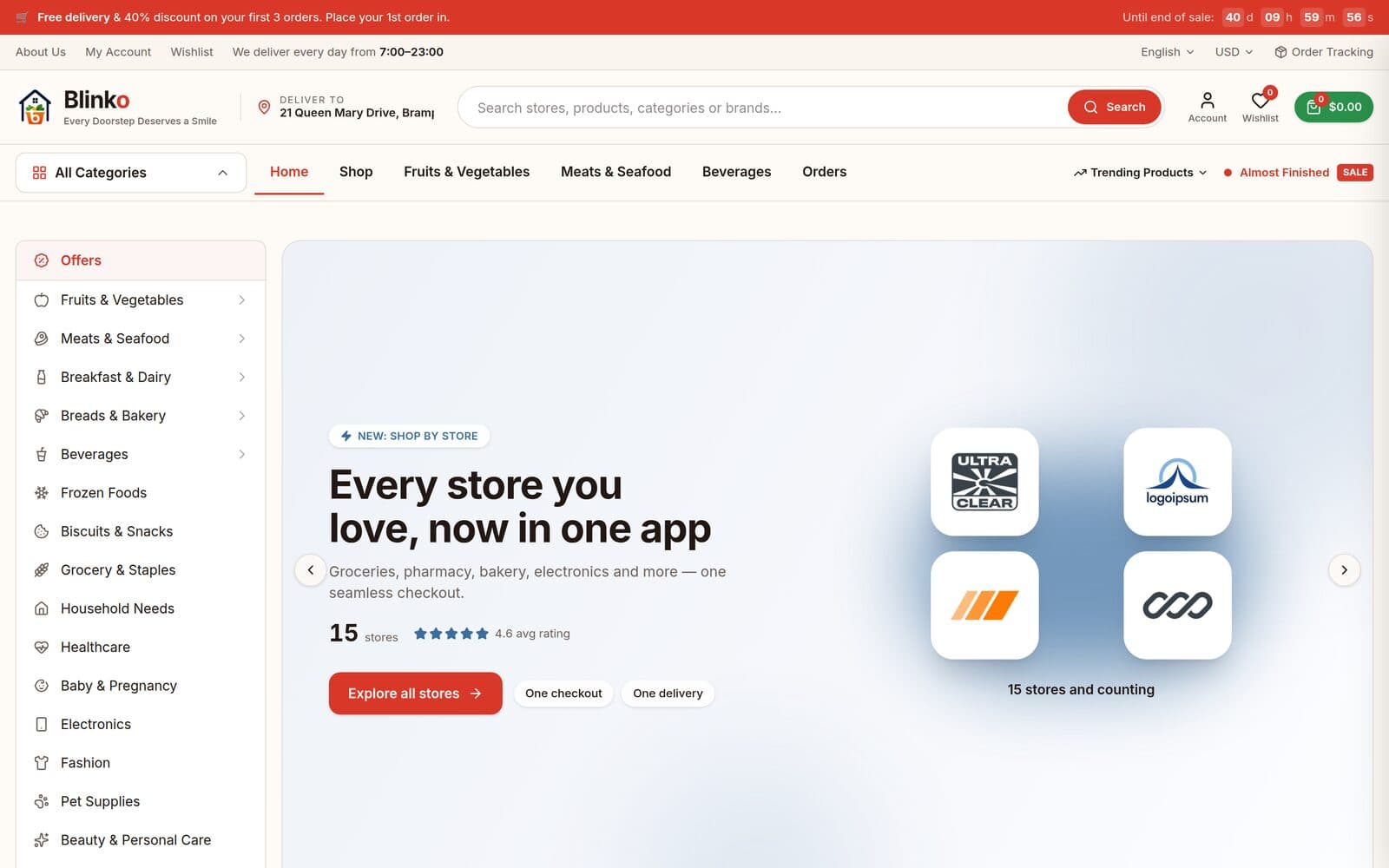 Blinko — Multi-Store Grocery Marketplace